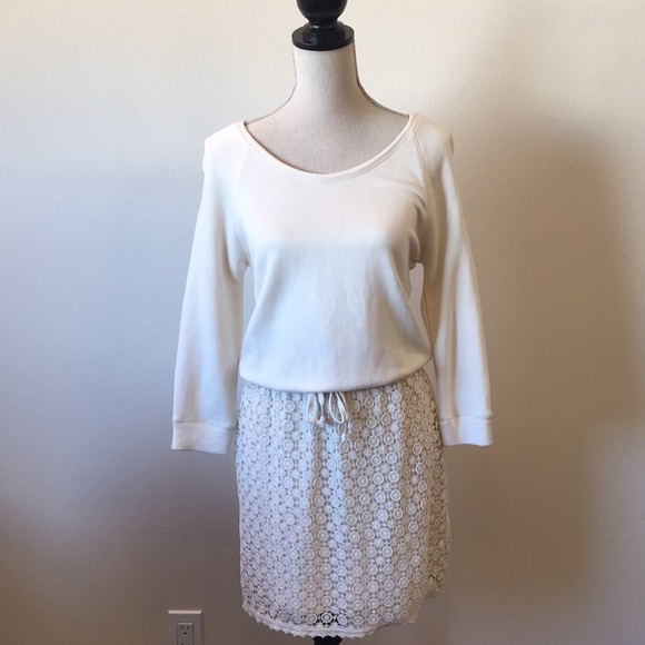 Sweater Lace Dress Anthropologie - Picture 2 of 7